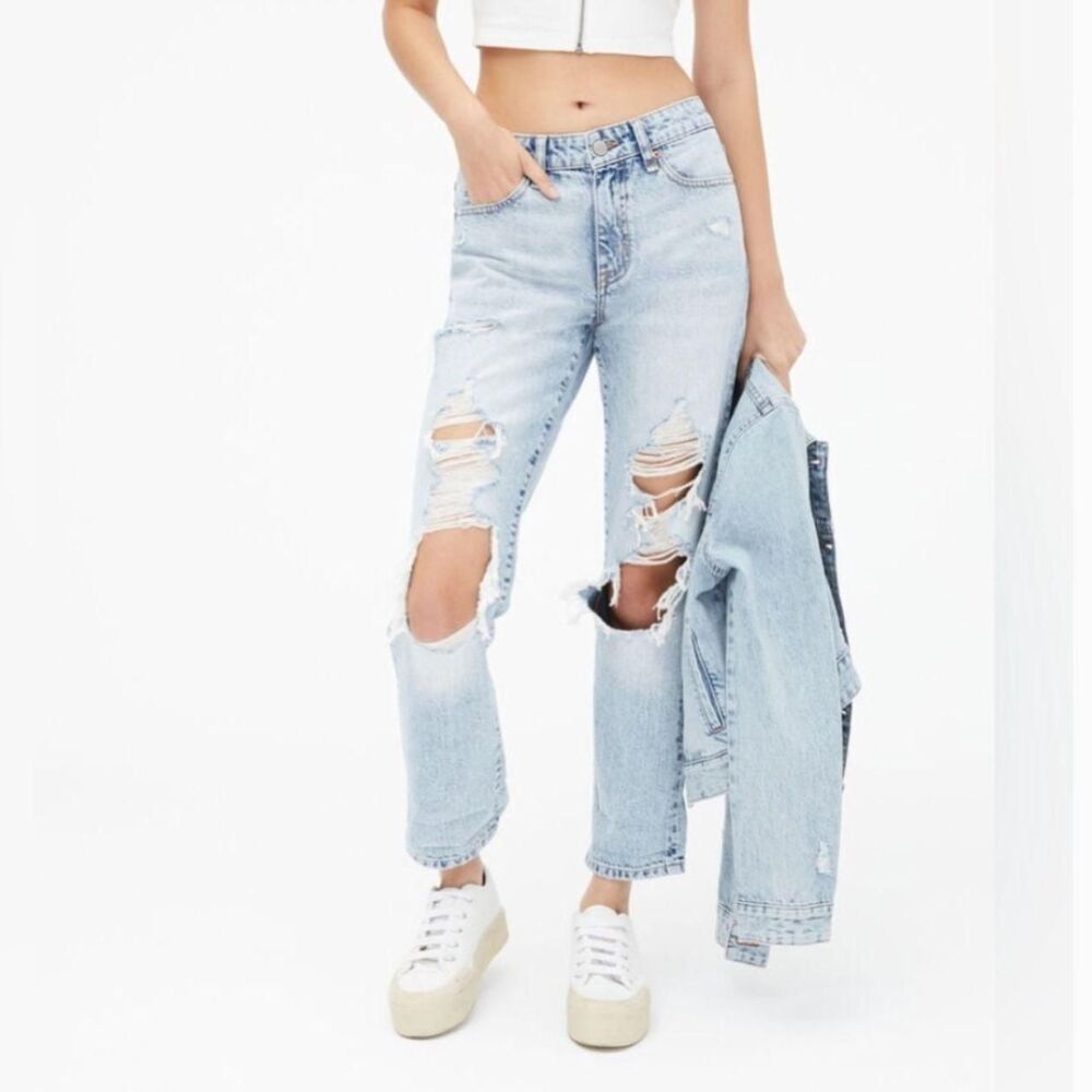 Hollister Boyfriend Low Rise Vintage Stretch Jeans - Size 24 / 0 R